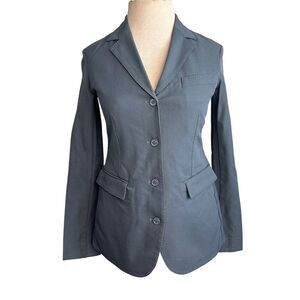 ANIMO Blazer Womens BLUE SHOW JACKET I-42 D-36 ITALY Equestrian 6 US